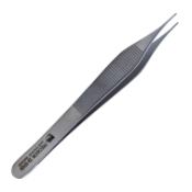 Micro Adson Tissue Forceps, Delicate, 1 x 2 Teeth, Overall Length 4-3/4" (121mm) 