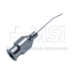 Air Injection Cannula, 25ga, Angled 45 Degrees Shaft, 5mm Tip To Bend, Polished Finish, Excluding Hub Overall Length 1-3/8" (36mm) - 5-1500-25
