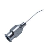 Air Injection Cannula, 25ga, Angled 45 Degrees Shaft, 5mm Tip To Bend, Polished Finish, Excluding Hub Overall Length 1-3/8" (36mm) E0499 25,91-7024,1026E,91-7024