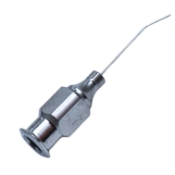 Air Injection (Rycroft) Cannula, 27ga, Angled 45 Degrees Shaft, 5mm From Bend to Tip, Including Hub Overall Length 1-1/2" (37mm) K7-3520,E0499 27,91-7025,1027E,K7-3520,91-7025,E0499 27