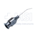 Air Injection (Rycroft) Cannula, 30ga, Angled 45 Degrees Shaft, 6mm Tip To Bend, Polished Finish, Excluding Hub Overall Length 1-1/2" (37mm) - 5-1500-30-6