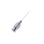 Akahoshi II Hydrodissection Cannula, 27ga, Sharp Beveled Tip, Curved-Angle, 1mm from Bend to Tip, Overall Length 3/4" (19mm) 1320839,May-16,E4405