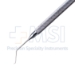 Akahoshi Nucleus Sustainer, Stainless Steel, Elongated Paddle Shaped Blade, Front Side Dished Out, Angled Shaft 10mm Bend to Tip, Round Knurled Handle - 11-4-3468-F