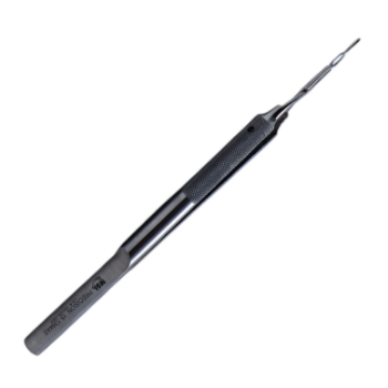 Akahoshi Paddle Pre-Chopper, For Grades Nuclei 1-2, Maximum Opening 3mm, Round Knurled Handle, Overall Length 4-3/4" (120mm) AE-4283