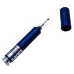 Algerbrush 2 Pteryguim, Battery Operated, Single Speed, Motorized Handpiece, Tip Cover, 3.5mm Tip, Round Diamond Burr, Medium Grit, One "AA" Battery, Overall Length 4-1/8" (105mm) 