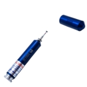 Algerbrush 2 Pteryguim, Battery Operated, Single Speed, Motorized Handpiece, Tip Cover, 4mm Tip, Wheel Shaped Diamond Burr, Fine Grit, One "AA" Battery, Overall Length 4-1/8" (105mm) 