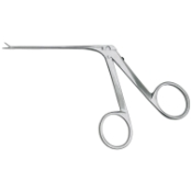Alligator Ear Forceps, Straight, Smooth 4.5mm Jaw, Super Fine Model, Working Length 3-1/8" (80mm) 