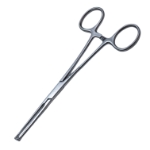 Allis Tissue Forceps, 5 x 6 Teeth, Ring Handle, Overall Length 6-1/4" (159mm) 