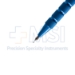 Aluminum Silver Blue Freehand Trifacet Diamond Knife 1mm Wide By 4mm Long - 1716E