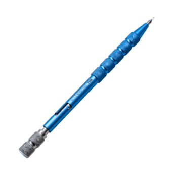 Aluminum Silver Blue Freehand Trifacet Diamond Knife 1mm Wide By 4mm Long 