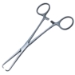 Alyea Vas Clamp, Circular Jaws, 5 x 6 Dull Teeth (Will Not Pinch Vas), Overall Length 6" (152mm) - 721-9241BX