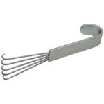 Anderson Bear Claw Skin Retractor, 5 Prongs, Sharp, Overall Length 4-3/4" (120mm) 