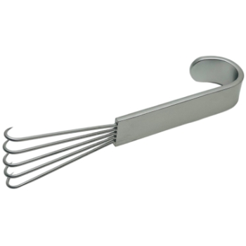 Anderson Bear Claw Skin Retractor, 5 Prongs, Sharp, Overall Length 4-3/4" (120mm) 