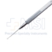 Anis Disk Capsule Polisher, 1.5mm Flat Disk Shape Sandblasted Tip, Flexible 18mm Gently Curved Shaft, Round Knurled Handle, Dull Finish, Tip Guard, Overall Length 4-1/2" (115mm) - 5-1629