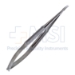 Anis Needle Holder, Curved, Without Lock, Extra Delicate Jaws, 14mm Mid-Screw To Tip, Knurled Handle, Overall Length 5" (127mm) - 11-7-4864