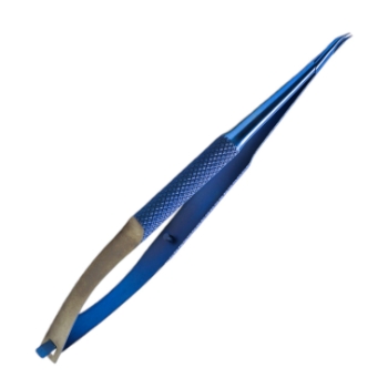 Anis Needle Holder, Curved, Without Lock, Overall Length 4.9" (125mm) 