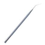 Anis Nucleus Ball Tip Manipulator, Angled, 11mm Bend To Tip, 0.5mm Diameter Ball Tip, Curved At The End, Round Knurled Handle, Overall Length 4-1/2" (115mm) 598576,11/4/3538,K3-2427,07114A