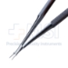 Anis Tying Forceps, Straight, Delicate 5mm Tying Platforms, Round Knurled Handle, Dull Finish, Overall Length 4-5/8" (118mm) - 5-2909-M