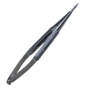 Anis Tying Forceps, Straight, Delicate 5mm Tying Platforms, Round Knurled Handle, Dull Finish, Overall Length 4-5/8" (118mm) K5-5112,E1898 M,08-01123,2578E,K5-5112,08-01123,E1898 M
