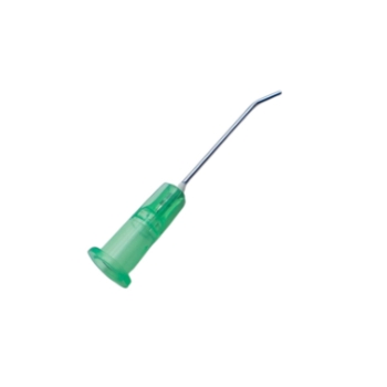 Anterior Chamber Cannula, 21ga, 4mm Bend cannula, anterior chamber, angled, sterile