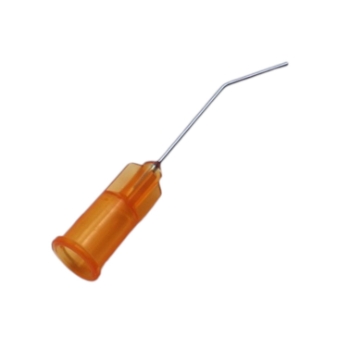 Anterior Chamber Cannula, 25ga, 8mm Bend cannula, anterior chamber, angled, sterile