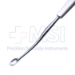 Antrum Curette, 7mm x 11mm Oval Cup, Slightly Curved Shaft, Flat Handle, Overall Length 7-1/2" (190mm) - 114-3022