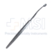 Antrum Curette, 7mm x 11mm Oval Cup, Slightly Curved Shaft, Flat Handle, Overall Length 7-1/2" (190mm) - 114-3022