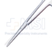 Strabismus Scissors, Straight, Blunt Tips, Round Blades, Oval Shanks, Two Tone Finish, Overall Length 4-1/4" (110mm) - 19-13135