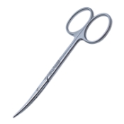 Strabismus Scissors, Curved, Blunt Tips, Round Blades, Oval Shanks, Two Tone Finish, Overall Length 4-1/4" (110mm) 78-672,K4-9010,K4-9010,E3577