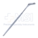 Arruga Retractor, 10mm Wide x 18mm Cupped Retractor Blade, Serrated Flat Handle, Dull Finish, Overall Length 5-3/4" (145mm) - 5-6141