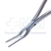 Asch Septum Straightening Forceps, Angled On The Flat, 7mm x 49mm Jaws, Overall Length 8-3/4" (222mm) - 114-6731