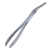 Asch Septum Straightening Forceps, Angled On The Flat, 7mm x 49mm Jaws, Overall Length 8-3/4" (222mm) 