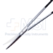 Aston Face Lift Scissors, Super Cut, Curved, Blunt Tips, Bottom Blade Serrated, Pyramid Dissecting Blades, Rounded Shanks, Black Ring Handles, Overall Length 7-3/4" (198mm) - 19-133865