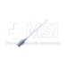 Atkinson Retrobulbar Needle, Long, 23ga, Polished Finish, Beveled Sharp Rounded Point, Working Length 2" (52mm), Overall Length 2-1/2" (70mm) - 5-5062-L
