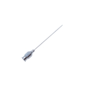 Atkinson Retrobulbar Needle, Long, 23ga, Polished Finish, Beveled Sharp Rounded Point, Working Length 2" (52mm), Overall Length 2-1/2" (70mm) E4951 L,E4951 L