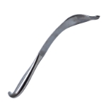 Aufranc Cobra Retractor, 32mm (1-1/4") Blade, Serrated Pointed Tip, 10mm Wide, Hollow Handle, Overall Length 10-1/2" (267mm) 