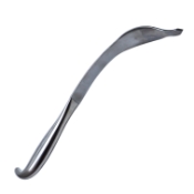 Aufranc Cobra Retractor, 32mm (1-1/4") Blade, Serrated Pointed Tip, 10mm Wide, Hollow Handle, Overall Length 10-1/2" (267mm) 