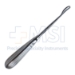Aufricht Glabella Rasp, Down Cutting, 8.5mm x 20mm, Curved, 12 Teeth, Overall Length 8" (205mm) - 114-5652