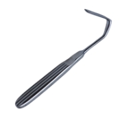 Aufricht Nasal Retractor, Solid Blade, Flat Grooved Handle, Overall Length 6-1/2" (165mm) 