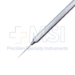 Azar Lens Manipulation Hook, Angled 90 Degrees, 0.2mm Tip, Smooth Flat Handle, Polished Finish, Overall Length 4-5/8" (117mm) - 5-1646