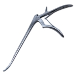 B B Kerrison Rongeur, Curved Up 40 Degrees, Without Hinge, 2mm Bite, Working Length  8" (203mm) 