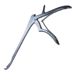 Kerrison Rongeur, Without Hinge, 40 Degrees Curved Up, 4mm Bite, Working Length 8" (200mm) 