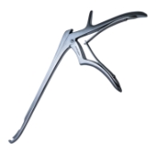 Kerrison Rongeur, Without Hinge, 40 Degrees Curved Up, 4mm Bite, Working Length 8" (200mm) 