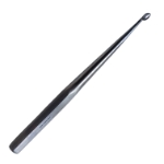 Brun Curette, Straight, Size 5, Oval Cup, Hexagonal Solid Handle, Overall Length 9" (229mm) 