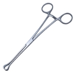 Babcock Tissue Forceps, Grooved Jaws, Overall Length 8" (203mm) 