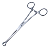 Babcock Tissue Forceps, Grooved Jaws, Overall Length 8" (203mm) 