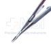 Baby Barraquer Needle Holder, Straight, Delicate, With Lock, Short Model, 14mm Mid-Screw To Tip, Round Knurled Handle, Overall Length 4" (105mm) - 11-7-4111