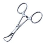 Backhaus Towel Clamp, Overall Length 3-1/2" (89mm) 