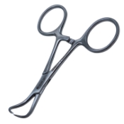 Backhaus Towel Clamp, Small, Overall Length 3-1/2" (89mm) 111-100,K5-9964,N2703