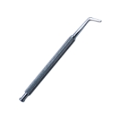 Bangerter Muscle Clamp, Angled, Push Button Design, 10 Teeth Go Into 10 Holes, Very Delicate Jaw, Overall Length 3-7/8" (100mm) 
